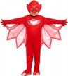 officially licensed toddler owlette costume by spirit halloween - pj masks logo
