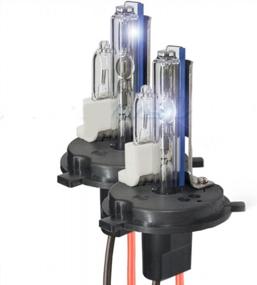 img 4 attached to 🚘 Xtremevision AC HID Xenon Replacement Bulbs - H4 / 9003 5000K - Bright White (1 Pair) - Enhance Your Vehicle's Lighting Performance!