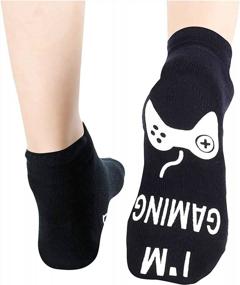 img 1 attached to Comfortable Gamer Socks For Men & Teen Boys - HAPPYPOP Gaming Socks!