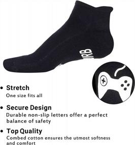 img 3 attached to Удобные носки для геймеров для мужчин и мальчиков-подростков - HAPPYPOP Gaming Socks!