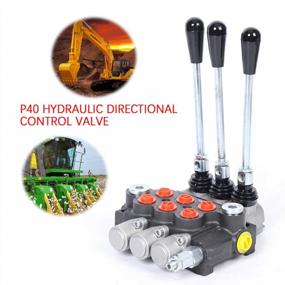 img 1 attached to 3-Spool P40 Hydraulic Directional Control Valve - Manual Operate, 13GPM