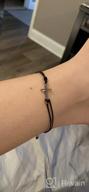img 1 attached to 🤝 Matching Couple Friendship Bracelets - Me&Hz Pinky Promise Bracelet with Sunflower, Cross, Heart, and Compass Charms - Ideal Gifts for Women, Girls, Mother, Daughter, and Best Friends review by Amber Marie