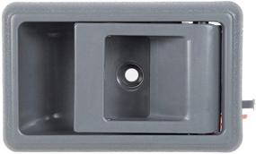 img 2 attached to 🚪 AUTEX Set of 2 Gray Interior Door Handles for Front/Rear, Left/Right