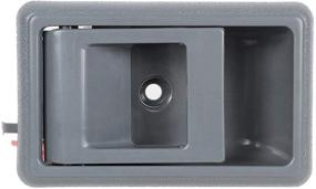 img 3 attached to 🚪 AUTEX Set of 2 Gray Interior Door Handles for Front/Rear, Left/Right