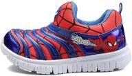 wzhkids spider man running sneakers caterpillar boys' shoes for sneakers logo