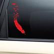 feather laptop bumper window sticker logo