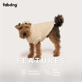 img 2 attached to Fabdog Sherpa Hoodie Cream 22