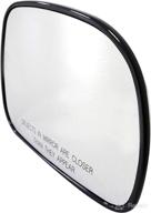 dorman 56259: premium heated plastic backed mirror glass for passenger side automotive enhancement logo