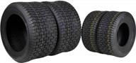upgrade your lawn mower with 4 durable massfx tires: 16x6.5-8 and 22x9.5-12 4 ply four pack logo