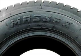 img 1 attached to Upgrade Your Lawn Mower With 4 Durable MASSFX Tires: 16X6.5-8 And 22X9.5-12 4 PLY Four Pack