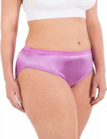 img 2 attached to Barbra Satin Bikini Panties: Sensual And Comfortable Undies For Women Of All Sizes - Multi-Pack Options Available