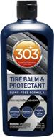 🔧 303 tire balm and protectant - sling-free formula - long-lasting adjustable shine - natural or satin finish - prevents dry rot, 12 fl. oz. (30387) logo