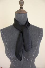 img 2 attached to Square Scarf Color Blend Neckerchief Women's Accessories via Scarves & Wraps