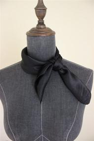 img 3 attached to Square Scarf Color Blend Neckerchief Women's Accessories via Scarves & Wraps