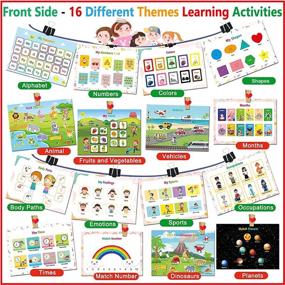 img 3 attached to Книга LOOIKOOS для дошкольного обучения: игрушки Монтессори, материалы для аутизма, развивающие раскраски и раскраски для малышей