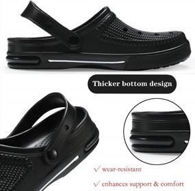 img 3 attached to 👞 Sikelo Garden Sandals Slippers 13: Trendy Men's Shoes and Comfy Mules & Clogs