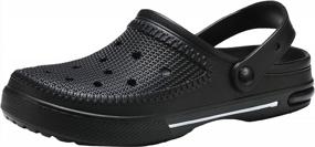 img 4 attached to 👞 Sikelo Garden Sandals Slippers 13: Trendy Men's Shoes and Comfy Mules & Clogs