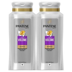 img 4 attached to 💁 Pantene Sheer Volume Shampoo - Fine Hair Boost