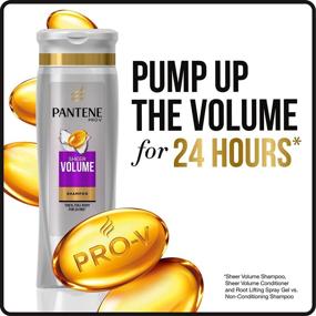 img 3 attached to 💁 Pantene Sheer Volume Shampoo - Fine Hair Boost