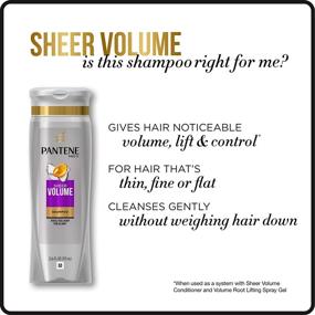 img 2 attached to 💁 Pantene Sheer Volume Shampoo - Fine Hair Boost