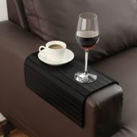 flexible and foldable sofa tray table by gehe: the perfect armrest companion for drink and snacks logo