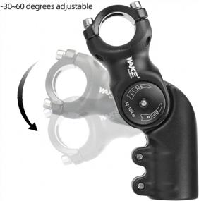 img 3 attached to Adjustable MTB Stem For Mountain Bikes - 25.4Mm Clamp, 70Mm/90Mm Length, -30 To 60 Degree Angle - Suitable For Most Bicycles, Road Bikes, MTBs, BMX, And Cycling