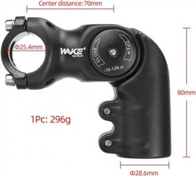 img 2 attached to Adjustable MTB Stem For Mountain Bikes - 25.4Mm Clamp, 70Mm/90Mm Length, -30 To 60 Degree Angle - Suitable For Most Bicycles, Road Bikes, MTBs, BMX, And Cycling