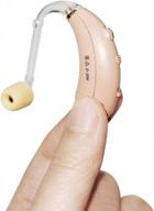 перезаряжаемый цифровой усилитель слуха для взрослых и пожилых людей, bte personal assist с шумоподавлением - 1 упаковка логотип