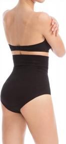 img 2 attached to High-Waisted Shaping Control Briefs With Flat Belly Effect By Farmacell Shape 601, 100% Italian-Made For Ultimate Quality