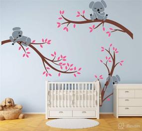 img 4 attached to LUCKKYY Branches Sticker Nursery Decoration Nursery good for Décor