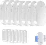 door window alarm 7pack wireless burglar alert 125db loud pool door alarm for home kids saftey 4 working modes magnetic sensor for garage business hotel apartment office logo