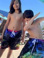 img 1 attached to 👕 ALOOCA Colorful Drawstring Boys' Running Boardshorts: Trendy and Functional Clothing for Active Kids review by John Lewis