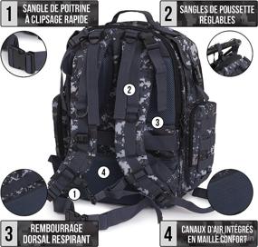 img 2 attached to Gray Dad Diaper Bag Backpack with Changing Pad - Waterproof Military Diaper Backpack for Men with Insulated Compartment - SAGER CREEK