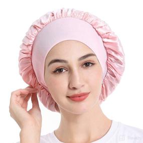 img 4 attached to 🌙 Ultimate Comfort and Protection: Mommesilk Sleeping Bonnet - Premium Elastic for Personal Care, Bath & Bathing Accessories