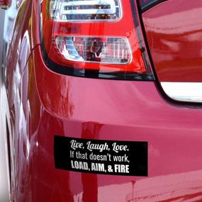 img 3 attached to Laugh 3 Pack Decal Bumper Sticker Exterior Accessories