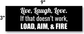 img 1 attached to Laugh 3 Pack Decal Bumper Sticker Exterior Accessories