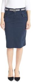 img 4 attached to 👗 ESTEEZ Stretch Virginia Womens Straight Skirt - Optimal Women's Clothing for Style and Comfort