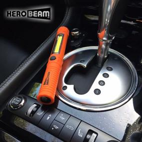 img 2 attached to Set Of 2 HeroBeam Car Emergency Flashlights - Original Super Bright LED Flashlights With Magnetic Attachments - Essential Auto Emergency Tools For Nighttime Use