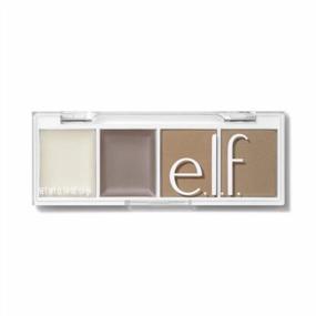 img 4 attached to E.L.F. Bite-Size Brow Quad - Mini Eyebrow Grooming & Makeup Kit With Ultra-Pigmented Waxes & Powders For Blonde Hair, 0.14 Oz