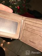 img 1 attached to High-Quality Bifold Cowhide Leather Wallet - Optimal for Premium Style and Durability review by Kyle Smernes