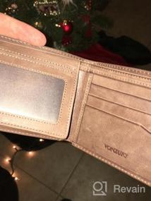 img 7 attached to High-Quality Bifold Cowhide Leather Wallet - Optimal for Premium Style and Durability