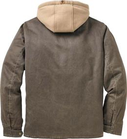 img 3 attached to Stay Warm In Style: Legendary Whitetails Men'S Rugged Dakota Full Zip Jacket