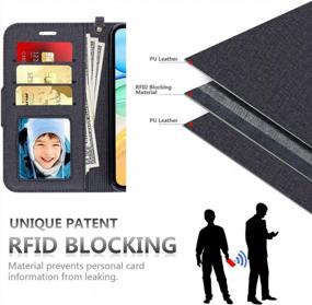 img 2 attached to Защитите свой iPhone 11 Pro с помощью чехла-кошелька ручной работы Skycase [Блокировка RFID]