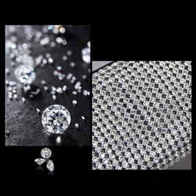 img 1 attached to 💎 KAFEEK Pink Diamond Leather Steering Wheel Cover for Women and Girls - Bling Crystal Rhinestone Design, Universal 15 inch Anti-Slip, Microfiber Leather with White Diamond Accents