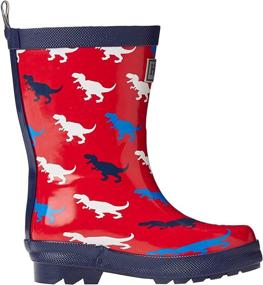 img 4 attached to Hatley Printed Boots Sharks Toddler Boys' Shoes ~ Boots