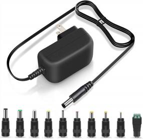 img 4 attached to PERFEIDY 15V AC Adapter With UL Listing And Multiple Interchangeable Jacks For Versatile Charging