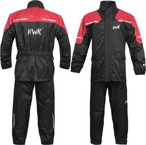 img 2 attached to HWK Motorcycle Rain Suit For Men &Amp Motorcycle & Powersports via Protective Gear