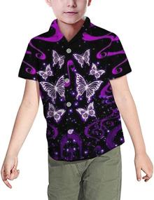 img 2 attached to 🐔 Vibrant Chicken Graphic Hawaiian Blouses for Boys: Explore Wellflyhom's Tops, Tees & Shirts Collection