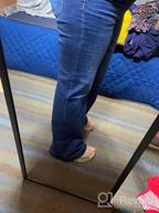 img 1 attached to Women'S High Waisted Flare Jeans: GRAPENT Stretch Denim Wide Leg Baggy Pants review by Scott Vazquez