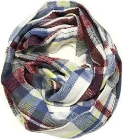 img 4 attached to 🧣 Bowbear Womens Tricolor Infinity Harvest Scarves & Wraps: Enhancing Women's Accessories